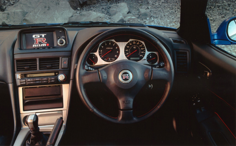 R34 Nissan Skyline GT-R Cockpit Picture